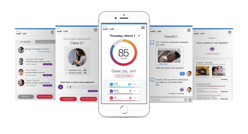 CPAP апарат за сънна апнея ResMed AirSense 11