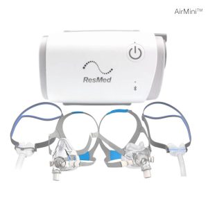 Комплект Мобилен CPAP апарат ResMed AirMini и съвместима маска - CPAP.bg