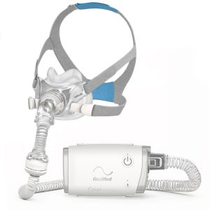 комплект апарат за сънна апнея ResMed AirMini и маска AirFit F30 - cpap.bg
