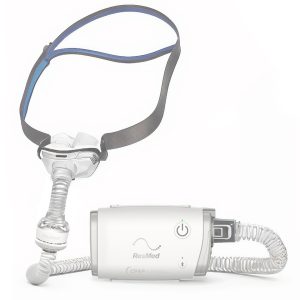 комплект апарат за сънна апнея ResMed AirMini и маска AirFit P10 - cpap.bg