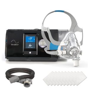 Kомплект апарат за сънна апнея ResMed AirSense 10 и маска AirFit F20 - cpap.bg