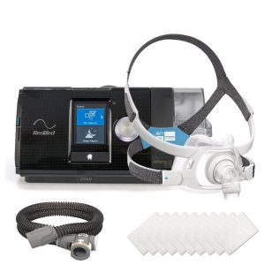 Kомплект апарат за сънна апнея ResMed AirSense 10 и маска AirFit F40 - cpap.bg