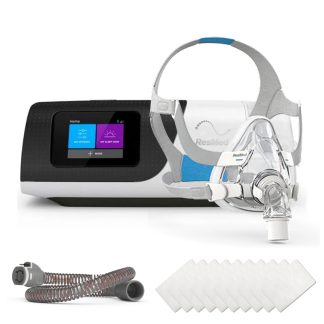 Kомплект апарат за сънна апнея ResMed AirSense 11 и маска AirFit F20 - cpap.bg
